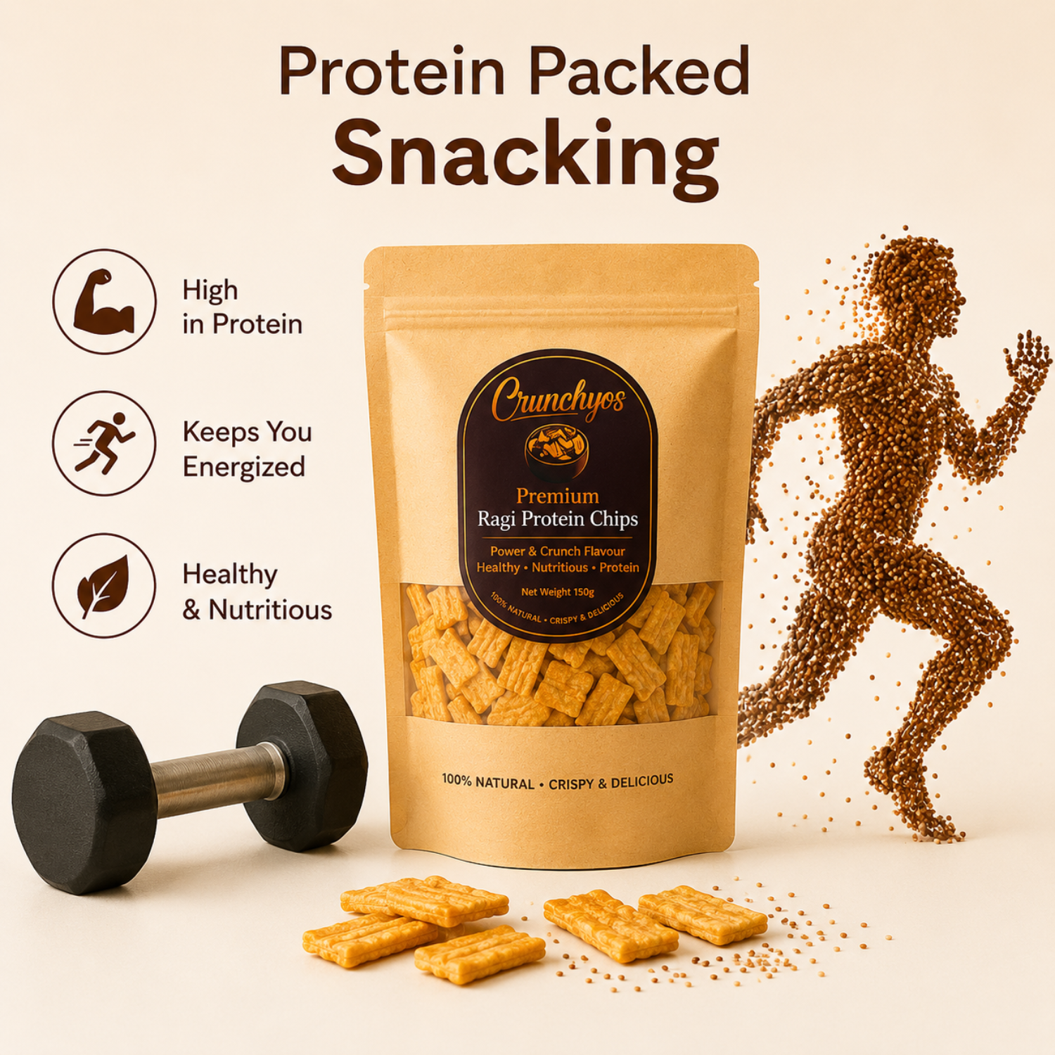 Ragi Protein Chips
