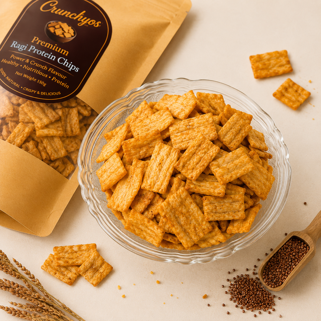 Ragi Protein Chips