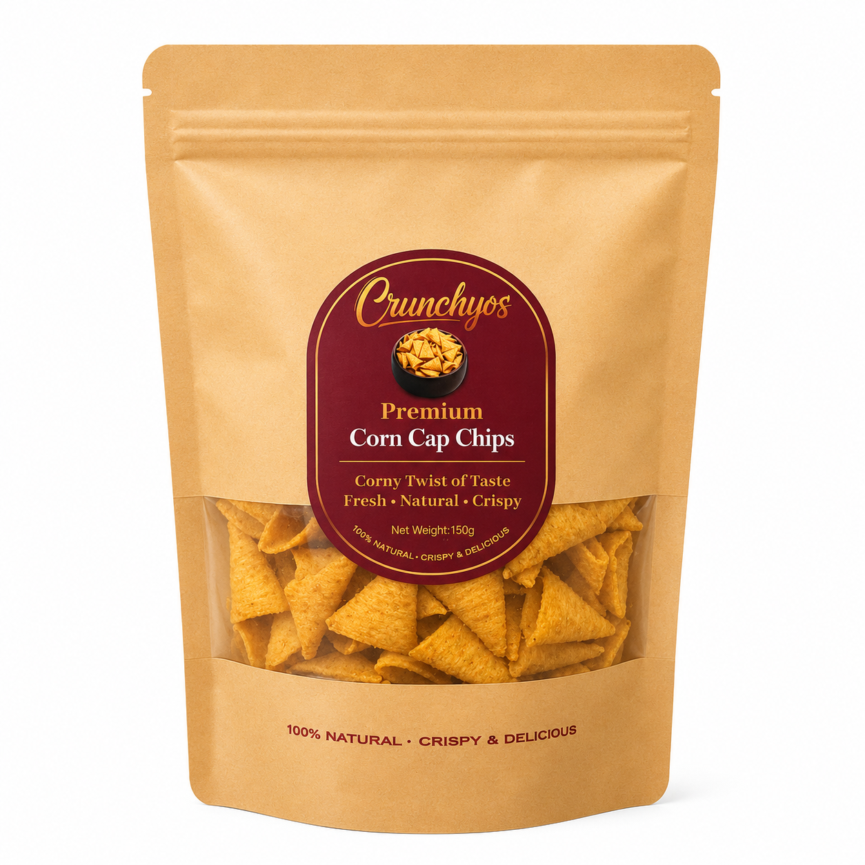 Corn Cap Chips- Crunchyos