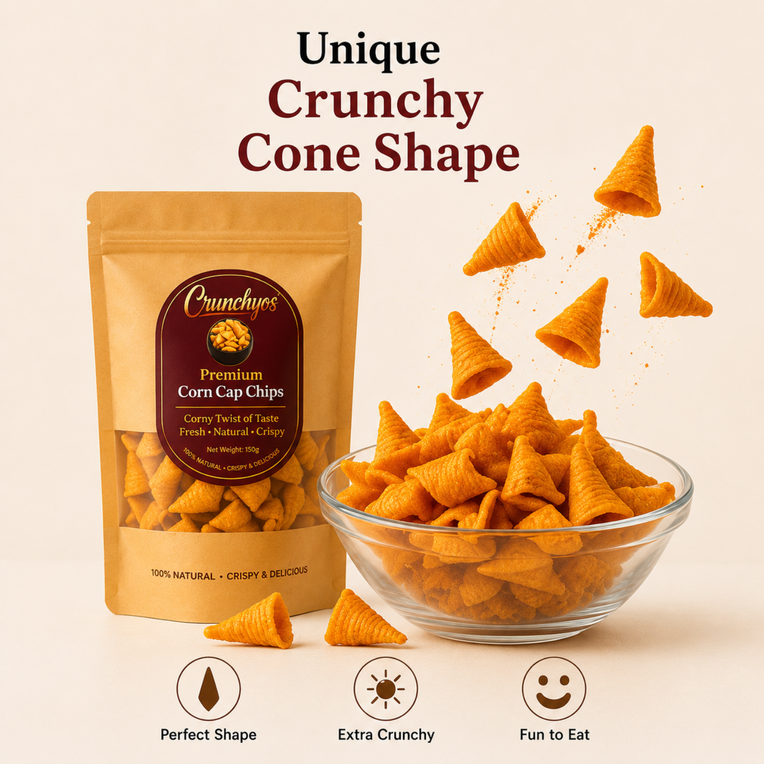 Crispy Corn Snacks- Crunchyos