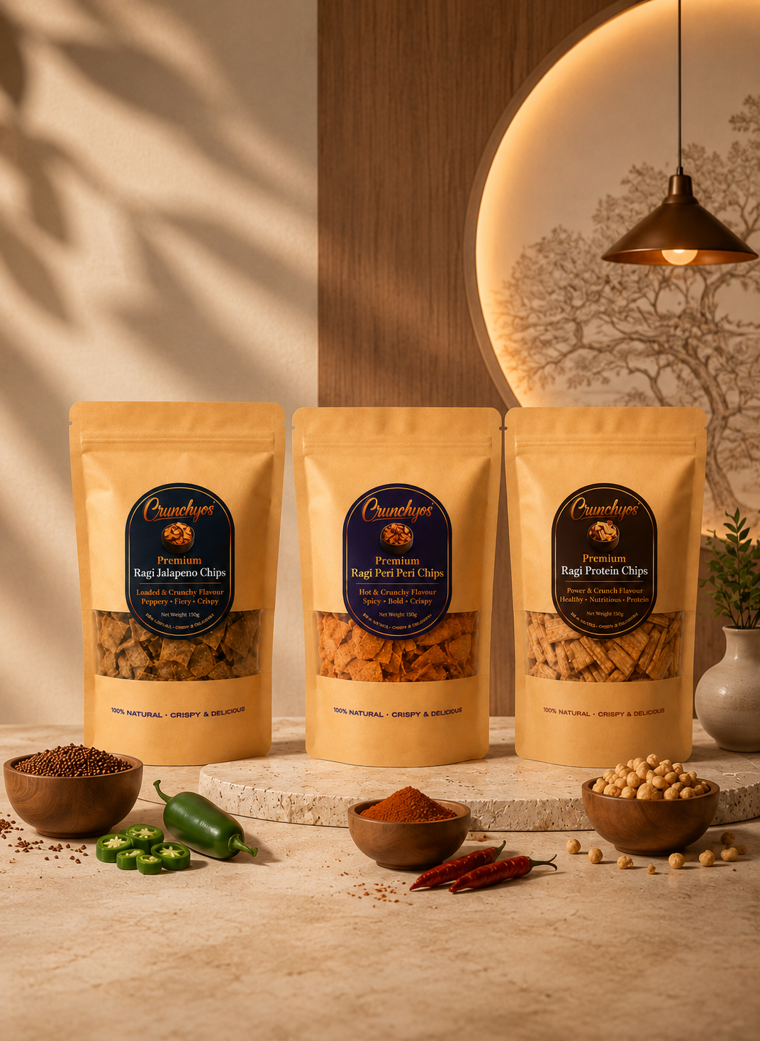 Ragi Chips Banner Crunchyos