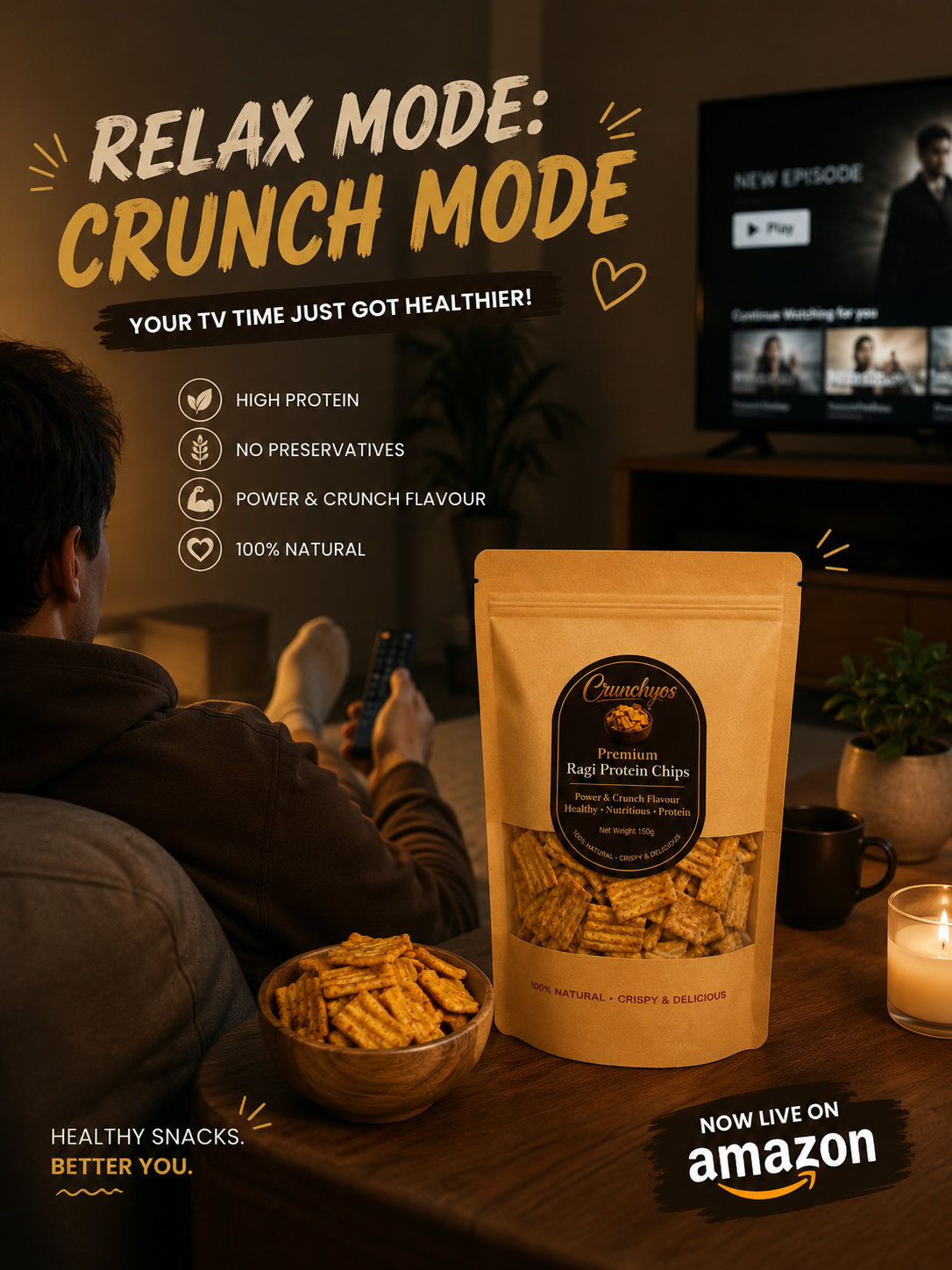 Ragi Chips Banner Crunchyos
