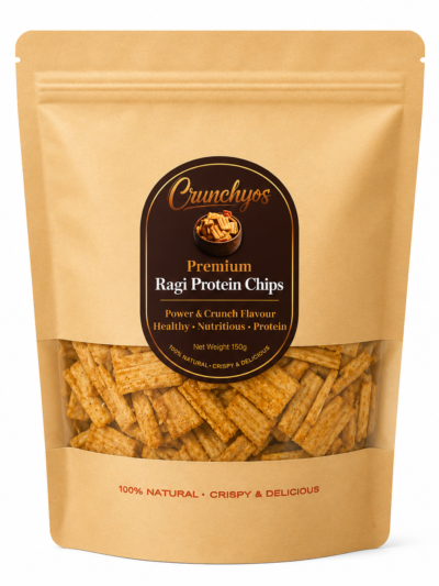 Ragi Protein Chips- Crunchyos